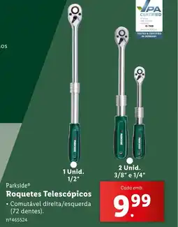 Lidl Parkside Roquetes Telescópicos promoção