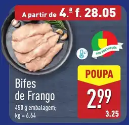 ALDI Bifes de Frango promoção