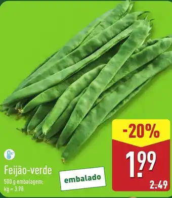 ALDI Feijão-verde promoção