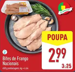 ALDI Bifes de Frango Nacionais promoção