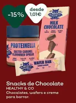 Celeiro Snacks de Chocolate HEALTHY & CO promoção