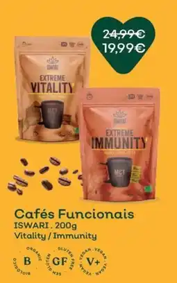 Celeiro Cafés Funcionais ISWARI. promoção