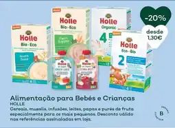 Celeiro Alimentação para Bebés e Crianças HOLLE promoção