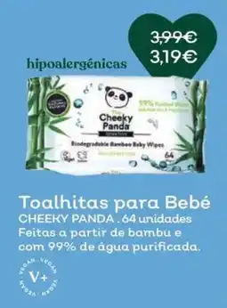 Celeiro Toalhitas para Bebé CHEEKY PANDA. promoção