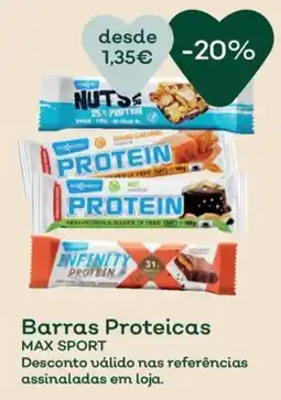 Celeiro Barras Proteicas MAX SPORT promoção