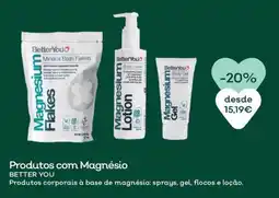 Celeiro Produtos com Magnésio BETTER YOU promoção