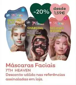 Celeiro Máscaras Faciais 7TH HEAVEN promoção