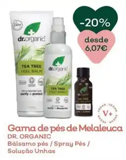 Celeiro Gama de pés de Melaleuca DR. ORGANIC promoção