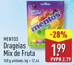 MENTOS Drageias Mix de Fruta