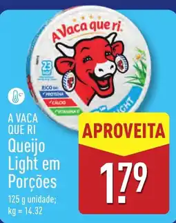 ALDI A VACA QUE RI Queijo Light em Porções promoção
