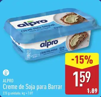 ALDI ALPRO Creme de Soja para Barrar promoção