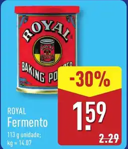 ALDI ROYAL Fermento promoção
