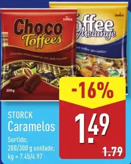 ALDI STORCK Caramelos Sortido; promoção