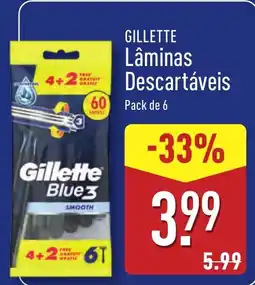 ALDI GILLETTE Lâminas Descartáveis promoção