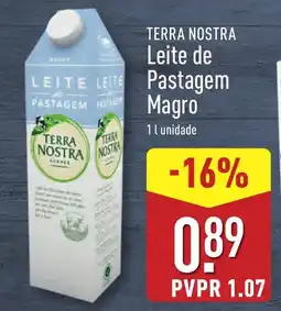 ALDI TERRA NOSTRA Leite de Pastagem Magro promoção
