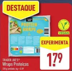 ALDI TRADER JOE'S Wraps Proteicos promoção