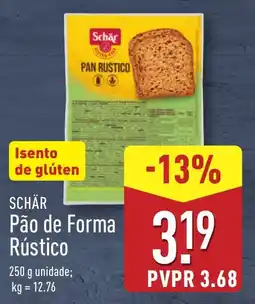 ALDI SCHÄR Pão de Forma Rústico promoção