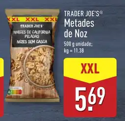 ALDI TRADER JOE'S Metades de Noz promoção