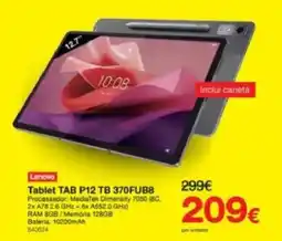 Lenovo Tablet TAB P12 TB 370FUB8