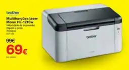 Staples brother Multifunções laser Mono HL-1210w promoção