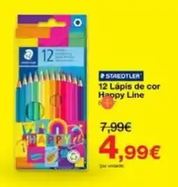 STAEDTLER 12 Lápis de cor Happy Line