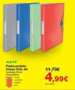 LEITZ Pasta projeto Urban Chic A4