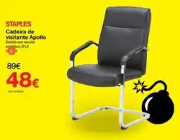 Staples STAPLES Cadeira de visitante Apollo promoção