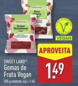 ALDI SWEET LAND Gomas de Fruta Vegan promoção