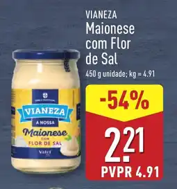 ALDI VIANEZA Maionese com Flor de Sal promoção