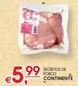 Meu Super Secretos de porco continente promoção