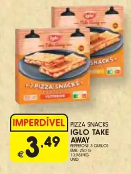 Meu Super Pizza snacks iglo take away promoção