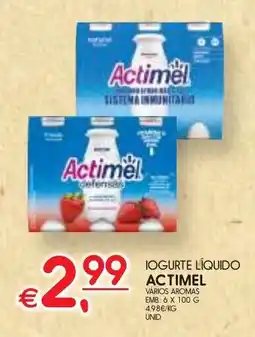 Iogurte líquido actimel