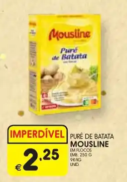 Puré de batata mousline em flocos
