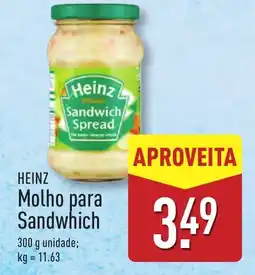 Heinz molho para sandwhich