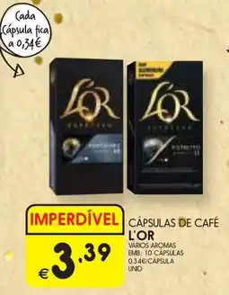 Capsulas de café l'or