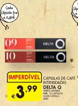 Meu Super Capsulas de café intensidades delta q promoção