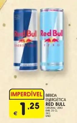 Meu Super Bebida energética red bull original/zero promoção