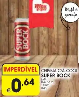 Meu Super Cerveja c/álcool super bock promoção