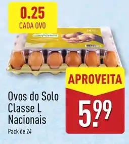 ALDI Ovos do Solo Classe L Nacionais promoção