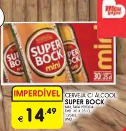 Meu Super Cerveja c/álcool super bock promoção