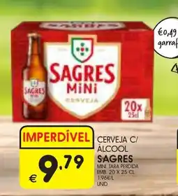 Meu Super Cerveja c/ alcool sagres promoção