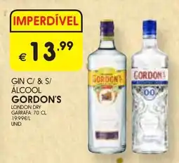Meu Super Gin c/ & s/ alcool gordon's promoção