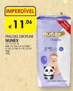 Meu Super Fraldas dropline nunex promoção