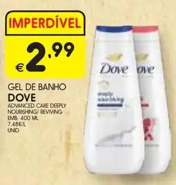 Meu Super Gel de banho dove promoção