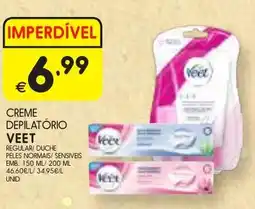 Creme depilatório veet