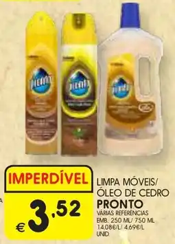 Limpa móveis/ óleo de cedro pronto
