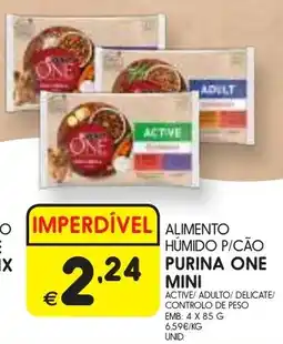 Meu Super Alimento humido p/cão purina one mini promoção