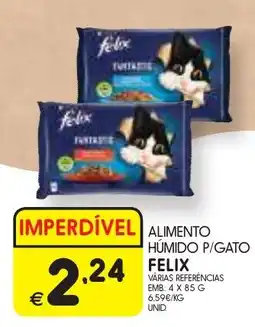 Meu Super Alimento húmido p/gato felix promoção