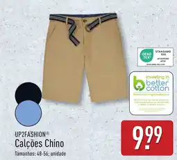ALDI UP2FASHION Calções Chino promoção