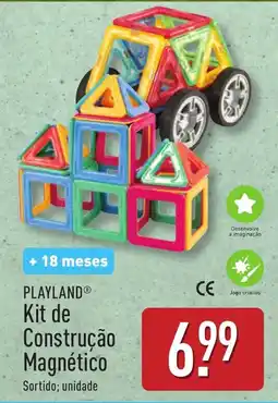 ALDI PLAYLAND Kit de Construção Magnético promoção